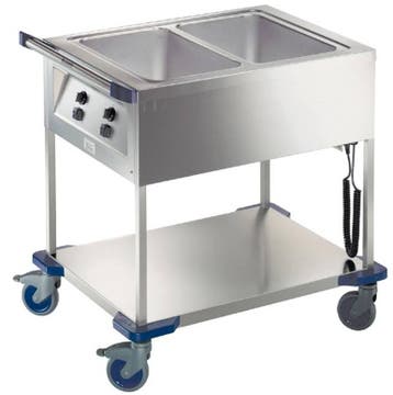Bain-marie wagen | 2 x 1/1 GN B.PRO, Verzenden, Nieuw in verpakking