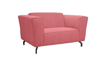 Wolvega Fauteuil - fauteuils - Roze, Nieuw, Stof