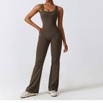 Dames Sport Jumpsuit Push Up Stretch Fitness Romper, Verzenden, Nieuw