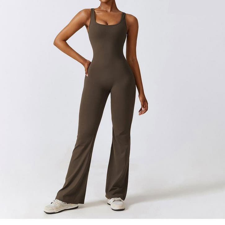 Dames Sport Jumpsuit Push Up Stretch Fitness Romper, Sport en Fitness, Yoga en Pilates, Nieuw, Verzenden