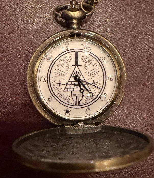 Masonic Pocket watch with Masonic Symbols - 2000-2010, Antiek en Kunst, Antiek | Speelgoed