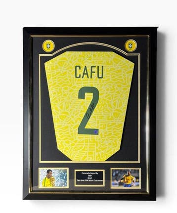 Brazil - Wereldkampioenschap Voetbal - Cafú - Premium Frame, Nieuw