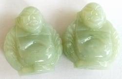 1 x Resin hanger Boeddha 30 mm – oogje 2 mm – jade-groen, Ophalen of Verzenden, Nieuw, Kraal