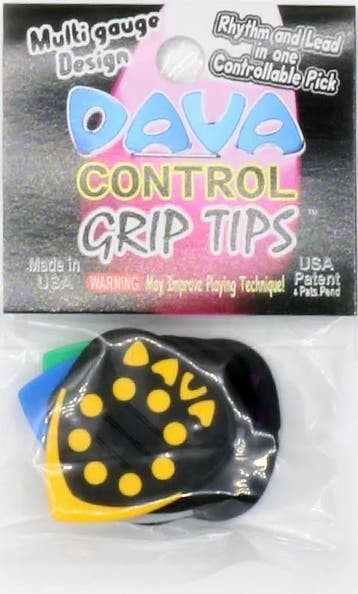 Dava DAV-6024 Control Grip Tips Pick plectrum Delrin 6-pack, Ophalen of Verzenden, Nieuw, Elektrische gitaar