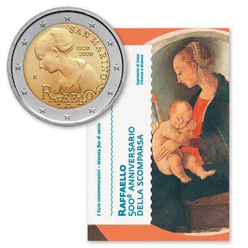 San Marino 2 Euro Rafael 2020, Verzenden