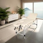 3 zones massagetafel-set met 5cm matras, rolkussens en alumi, Verzenden, Nieuw
