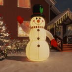 vidaXL Sneeuwpop opblaasbaar met LEDs 300 cm, Diversen, Kerst, Verzenden, Nieuw