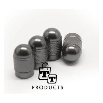 TT-products ventieldoppen Grey Bullets aluminium 4 stuks, Ophalen of Verzenden, Nieuw