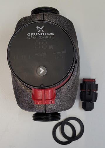Grundfos pomp Alpha1 25-60-180 Z.G.A.N., Doe-het-zelf en Verbouw, Verwarming en Radiatoren, Ophalen of Verzenden, Zo goed als nieuw