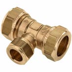 BONFIX messing knelkoppeling t-stuk 28 x 15 x 28, Ophalen of Verzenden, Nieuw