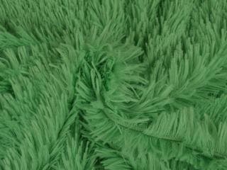 Langharig bont stof – Mintgroen, 120 cm of meer, Ophalen of Verzenden, Polyester, Groen