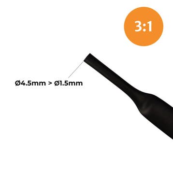 Krimpkous Zonder Lijm 3:1 | P/M, 4.5mm, Ophalen of Verzenden, Nieuw