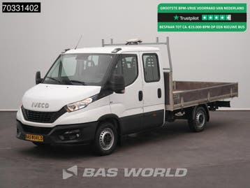 Iveco Daily 35S14 Open Laadbak 3,5t Trekhaak Airco Cruise Eu, Stof, Gebruikt, Euro 6, Iveco