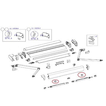 Thule Anti rattling support arm 6200/9200, Ophalen of Verzenden, Nieuw, Thule