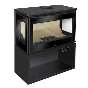 Houtkachel Paris 700 3 Zijdig Glas, Nieuw
