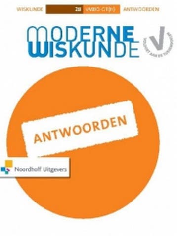 Moderne Wiskunde 10e ed vmbo-b 2b antwoordenboek - Noordhoff, Verzenden, Gelezen, Noordhoff