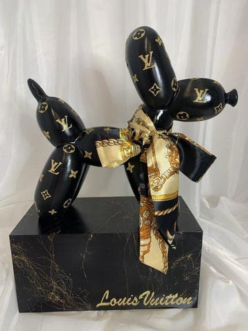 YDDERF - Chien balloon dog Louis Vuitton sur socle  Un, Antiek en Kunst, Kunst | Designobjecten