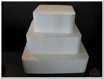 Oasis® styropor piepschuim isimo taart vierkant ronde hoeken, Ophalen of Verzenden, Nieuw