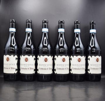2020 Moscone, Nebbiolo dAlba - Piëmont DOC - 6 Flessen, Nieuw