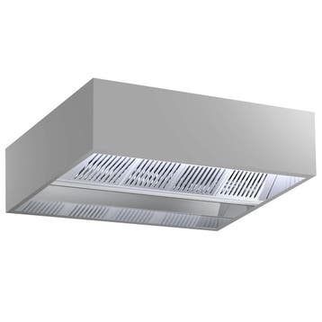 GGM Gastro | Plafond afzuigkap - B2000mm - zonder motor - |, Onderbouw afzuigkap, Verzenden, Nieuw, Inbouw