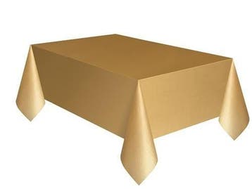 Tafelkleed Goud - 140 x 274cm, Ophalen of Verzenden, Nieuw