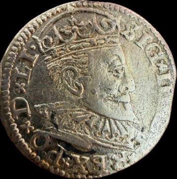 Polen, Litouwen. Zygmunt III Waza. 3 Grosze 1597 / Ryga
