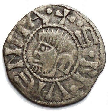 Aartsbisdom Vienne Archbishops, XII-XIV Century AD. Denier