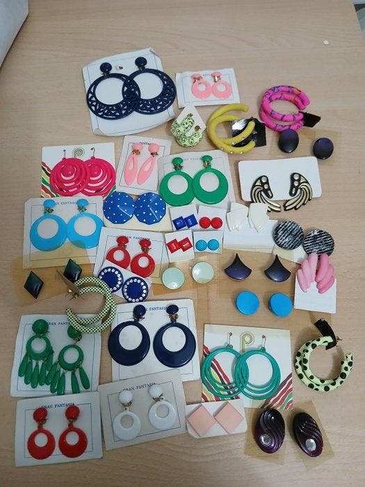 Themacollectie - Oorbellen - vintage, Antiek en Kunst, Antiek | Speelgoed