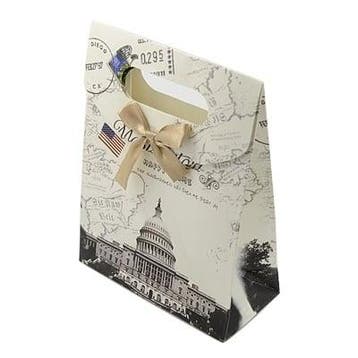 Cadeautasje kraft papier afmeting: 165 x 125 x 56mm met s..., Ophalen of Verzenden, Nieuw