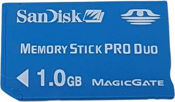SanDisk Memory Stick Pro Duo - 1GB, Verzenden, Zo goed als nieuw
