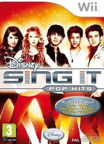 Wii Disney Sing It Pop Hits, Verzenden, Zo goed als nieuw