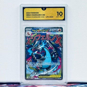 Pokémon Graded card - CHARIZARD 023 - Pokémon - GG 10, Nieuw