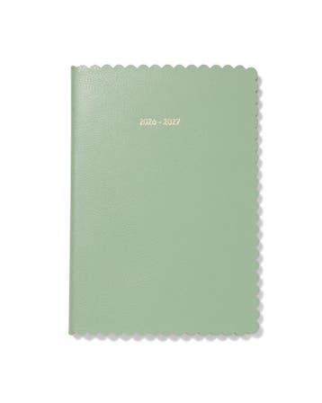 HEMA Schoolagenda 2026-2027 A5 kunstleer groen, Diversen, Verzenden, Nieuw