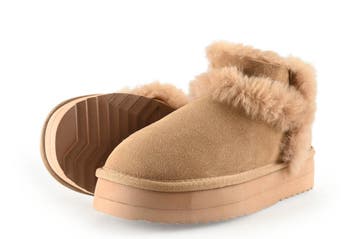 Warmbat Enkellaarzen in maat 38 Bruin, Kleding | Dames, Schoenen, Bruin, Verzenden, Lage of Enkellaarzen, Zo goed als nieuw