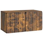 vidaXL Wandbeugel TV-kast Gerookt eiken 59,5 x 31 x 30 cm, Minder dan 50 cm, Verzenden, Nieuw, Minder dan 100 cm