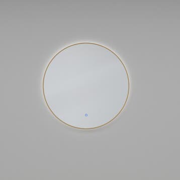Wiesbaden Novi Badkamerspiegel met LED - Rond - Dimbaar -, Ophalen of Verzenden, Nieuw