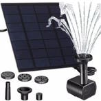 Gardlov Solar Fontein – Energiezuinige Vijverpomp met 4 S., Ophalen of Verzenden, Nieuw