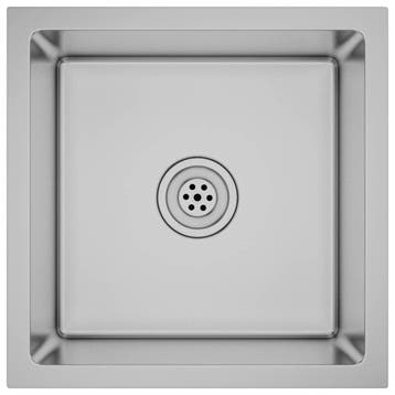 Keuken Spoelbak Zilver - 34% Korting - Retourdeal, Huis en Inrichting, Minder dan 50 cm, Ophalen of Verzenden, Zo goed als nieuw