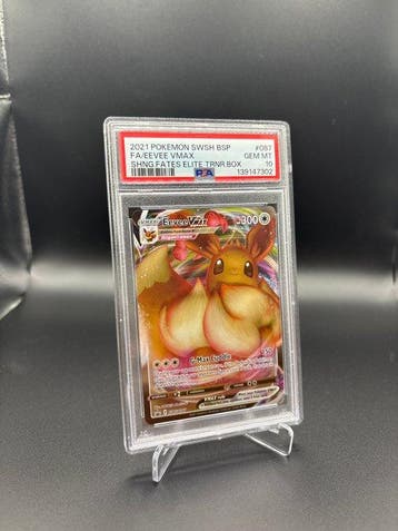 Pokémon - 1 Graded card - Eevee 087 - PSA 10 - Sword &, Nieuw