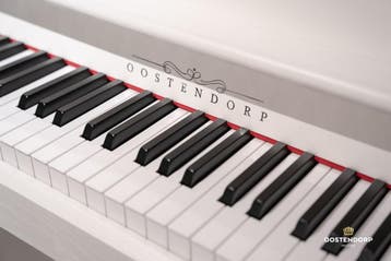 Oostendorp P1 Basic II ST WH chroom digitale piano, Muziek en Instrumenten, Piano's, Nieuw, Wit, Piano