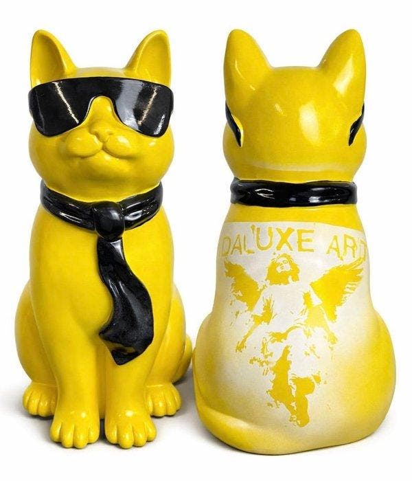 Daluxe Art (XX-XXI) - 1999 • Angel Cat, Antiek en Kunst, Kunst | Designobjecten