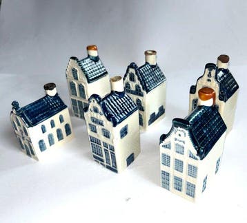 KLM-huisje - Rynbende - Zes KLM-huizen - Vintage, Antiek en Kunst