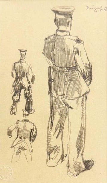 George Grosz (1893-1959) - Freund und Helfer