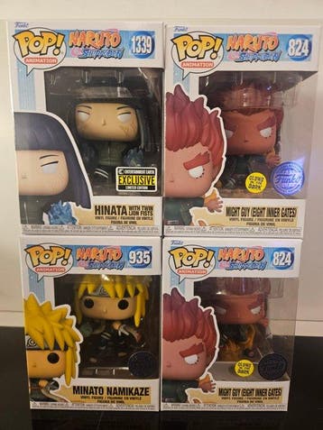 Funko - Funko Pop - X4 Funko Naruto Mix
