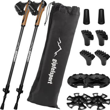 Nordic Walking stokken | 77-120cm | Retourdeal 34% Korting, Ophalen of Verzenden, Zo goed als nieuw, Wandelstok