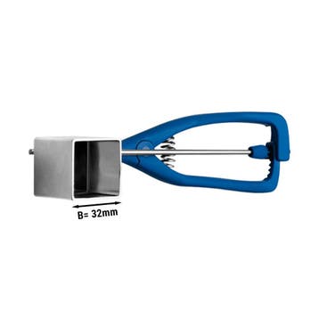 GGM Gastro | IJsschep - Vierkant - 61x61mm - 33ml - RVS |, Verzenden, Nieuw