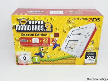 Nintendo 2DS - Console - Red / White - New Super Mario Bros., Spelcomputers en Games, Spelcomputers | Nintendo 2DS en 3DS, Verzenden