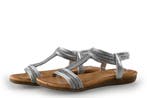 Barbarella Sandalen in maat 38 Zilver, Overige kleuren, Verzenden, Sandalen of Muiltjes, Zo goed als nieuw