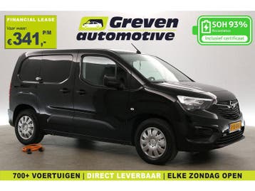 Opel Combo-e 50 kWh | Snelladen | SOH 93% | Airco | Cruise, Automaat, Zwart, Elektrisch, Opel