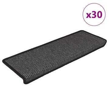 vidaXL Trapmatten zelfklevend Sisal-Look 30 st 65x21x4 cm, Verzenden, Nieuw